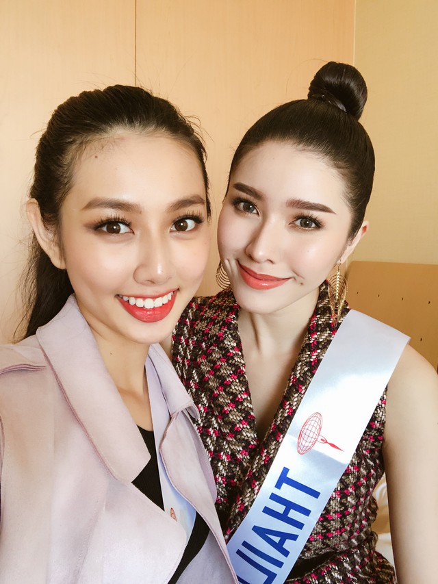 Quay clip nói 6 thứ tiếng, Nguyễn Thúc Thùy Tiên gây bất ngờ với khả năng ngoại ngữ tại Hoa hậu Quốc tế 2018 - Ảnh 5.