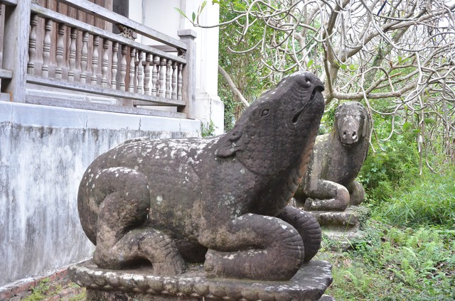 Về chùa Phật tích, chiêm ngưỡng 10 linh thú bằng đá - Ảnh 5.