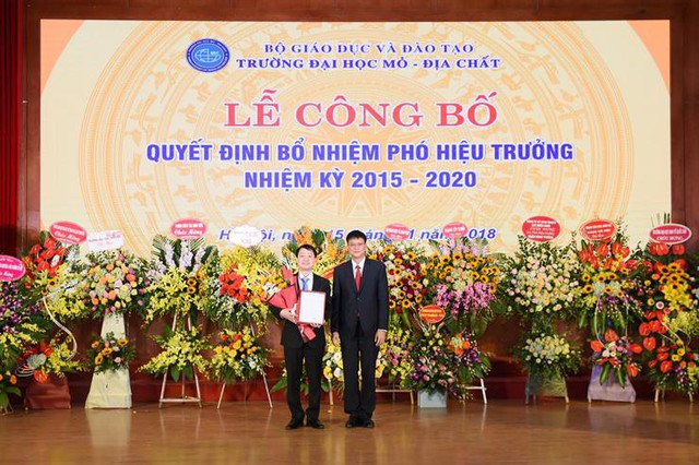 PGS.TS Triệu Hùng Trường được bổ nhiệm Phó Hiệu trưởng trường Đại học Mỏ - Địa chất - Ảnh 1.