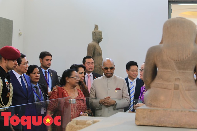 Hình ảnh Tổng thống Ấn Độ thăm Bảo tàng Điêu khắc Chăm Đà Nẵng - Ảnh 3.