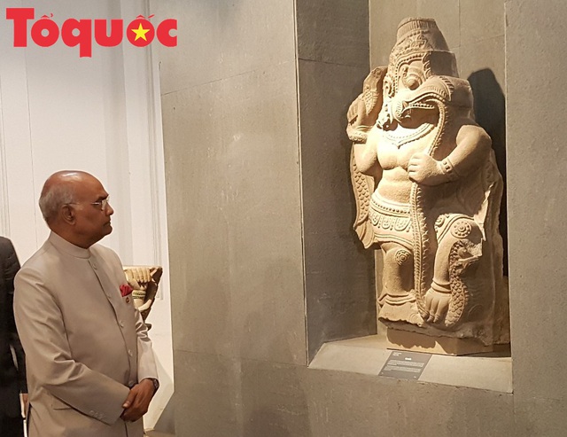 Hình ảnh Tổng thống Ấn Độ thăm Bảo tàng Điêu khắc Chăm Đà Nẵng - Ảnh 4.