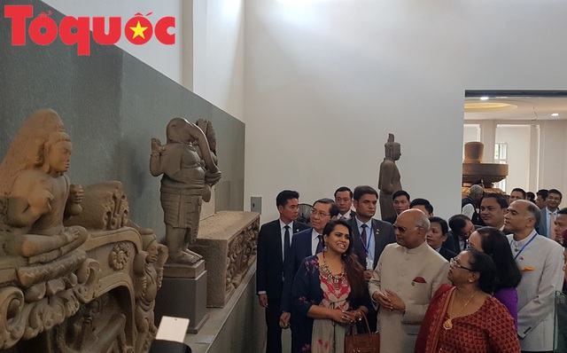 Hình ảnh Tổng thống Ấn Độ thăm Bảo tàng Điêu khắc Chăm Đà Nẵng - Ảnh 5.