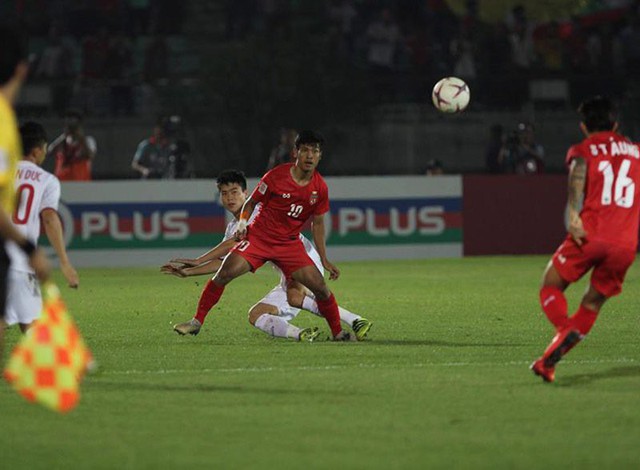 Việt vị đáng tiếc, đội tuyển Myanmar cầm hòa đội tuyển Việt Nam trên sân nhà - Ảnh 2.