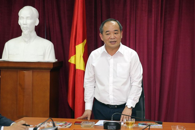 Thứ trưởng Lê Khánh Hải làm việc với Trung tâm Công nghệ Thông tin, Báo điện tử Tổ Quốc - Ảnh 2.