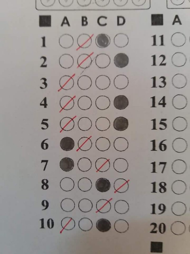 Thí sinh khóc thét với kết quả thi trắc nghiệm 20 câu chỉ đúng 1  - Ảnh 3.