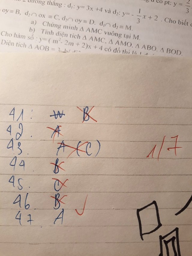 Thí sinh khóc thét với kết quả thi trắc nghiệm 20 câu chỉ đúng 1  - Ảnh 7.