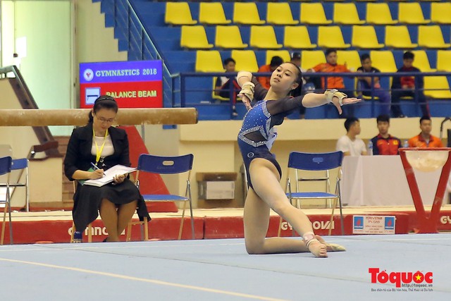 VĐV Việt kiều Nguyễn Tienna Katelyn giành huy chương vàng thể dục dụng cụ toàn năng nữ - Ảnh 5.