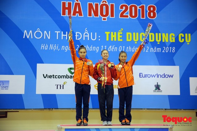 VĐV Việt kiều Nguyễn Tienna Katelyn giành huy chương vàng thể dục dụng cụ toàn năng nữ - Ảnh 10.