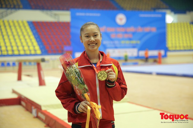 VĐV Việt kiều Nguyễn Tienna Katelyn giành huy chương vàng thể dục dụng cụ toàn năng nữ - Ảnh 6.