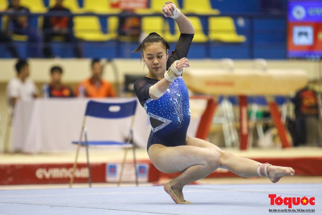 VĐV Việt kiều Nguyễn Tienna Katelyn giành huy chương vàng thể dục dụng cụ toàn năng nữ - Ảnh 2.