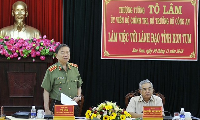 Bộ trưởng Tô Lâm yêu cầu công an Gia Lai cần  nâng cao hiệu quả trong lãnh đạo, chỉ đạo - Ảnh 1.