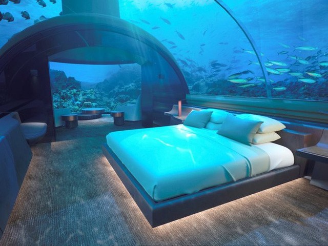Khách sạn dưới biển Maldives có giá hơn 1 tỷ VNĐ/đêm - Ảnh 1.