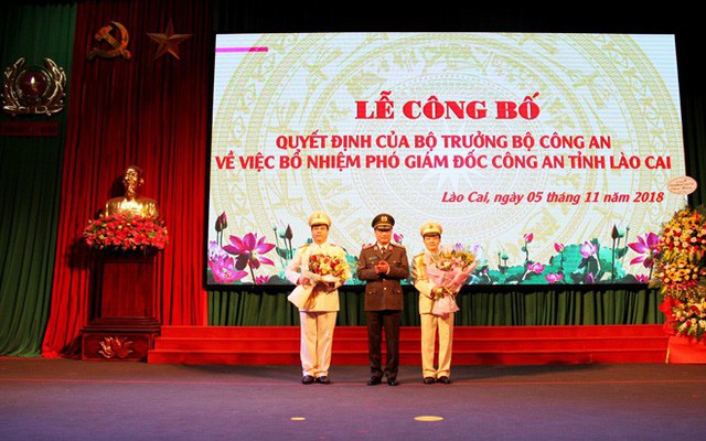 Bộ trưởng Công an bổ nhiệm cùng lúc 2 Phó Giám đốc Công an tỉnh Lào Cai - Ảnh 1.
