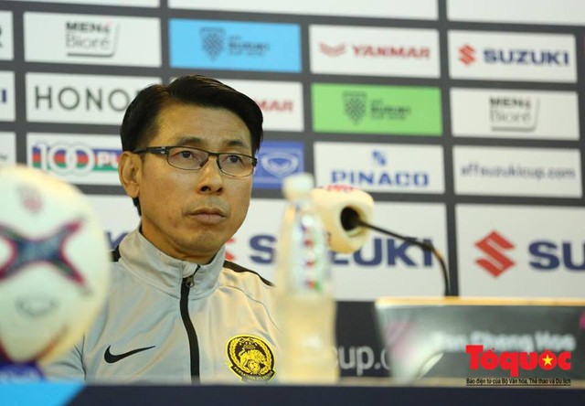 HLV Malaysia Tan Cheng Hoe: Chúng tôi không thấy áp lực lắm dù phải thi đấu trên sân khách - Ảnh 1.