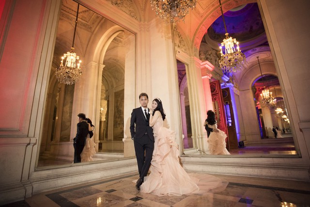 Bộ ảnh cưới tự chụp đẹp như mơ của cặp đôi Việt sống tại Paris - Ảnh 12.