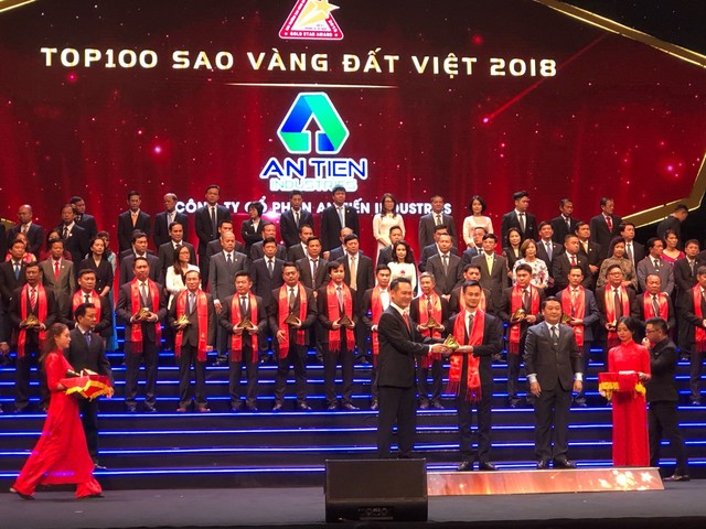 Công ty An Tiến Industries (HII) vinh dự lần đầu tiên nhận giải thưởng Sao Vàng đất Việt 2018  - Ảnh 1.