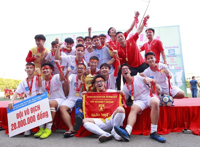 THPT Trương Định vô địch bóng đá học sinh THPT Hà Nội  2018 tranh Cup Number 1 Active - Ảnh 5.