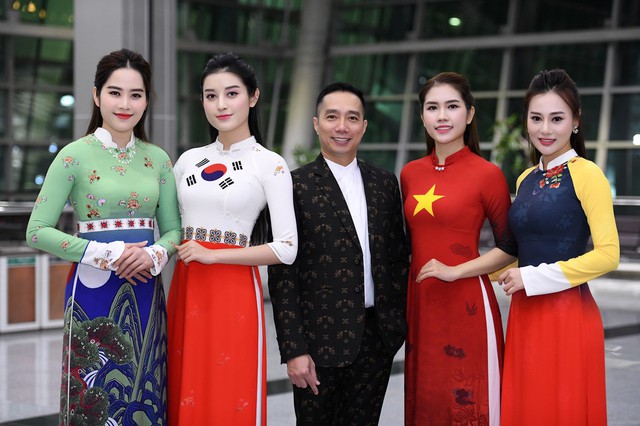 Trình diễn bộ sưu tập áo dài của Đỗ Trịnh Hoài Nam tại Hàn Quốc - Ảnh 6.