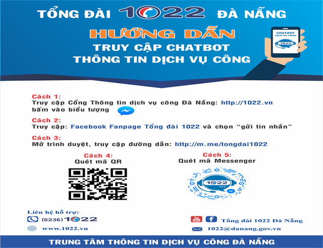 Tổng đài 1022 Đà Nẵng ứng dụng thí điểm chatbot trong cung cấp thông tin dịch vụ công tại TP Đà Nẵng  - Ảnh 2.
