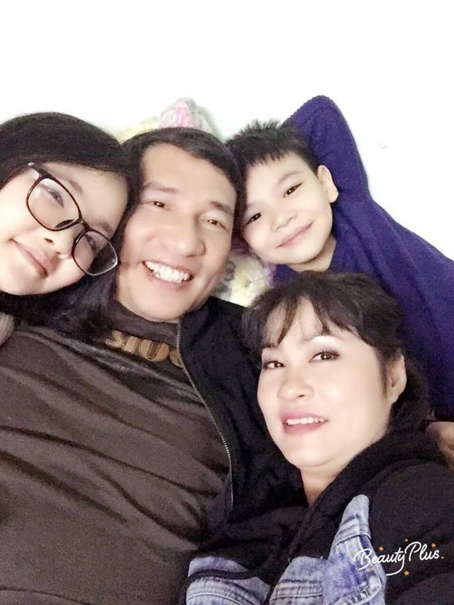 Nhan sắc xinh đẹp của vợ và ba con của Quang Thắng - Ảnh 3.