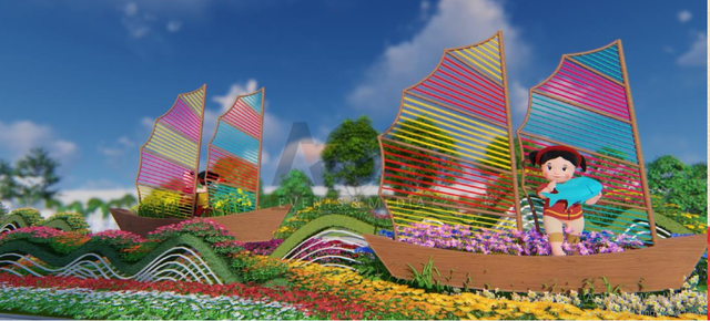 Quảng Ninh thu nhỏ đẹp diệu kỳ trong Lễ hội hoa xuân hoành tráng tại Sun World Halong Complex - Ảnh 3.