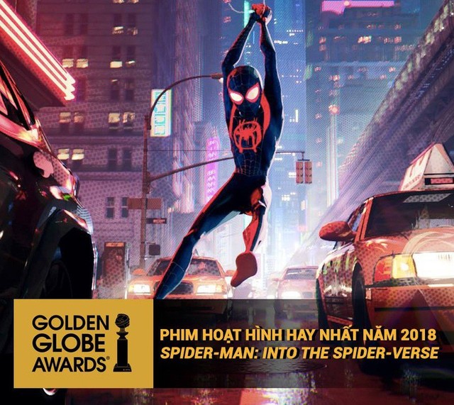 Sau khi giành giải Quả cầu vàng, Người nhện: Vũ trụ mới…trở lại vị trí thứ ba trên bảng xếp hạng doanh thu - Ảnh 1.