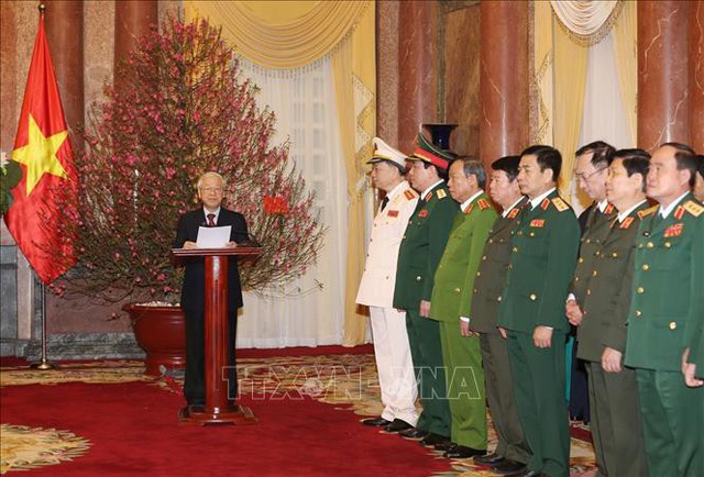 Tổng Bí thư, Chủ tịch nước Nguyễn Phú Trọng trao quyết định thăng quân hàm 2 Đại tướng Quân đội nhân dân và Công an nhân dân - Ảnh 2.