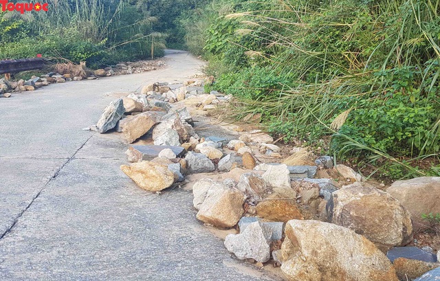 Hình ảnh đất đá sạt lở chắn ngang đường trên bán đảo Sơn Trà - Ảnh 14.