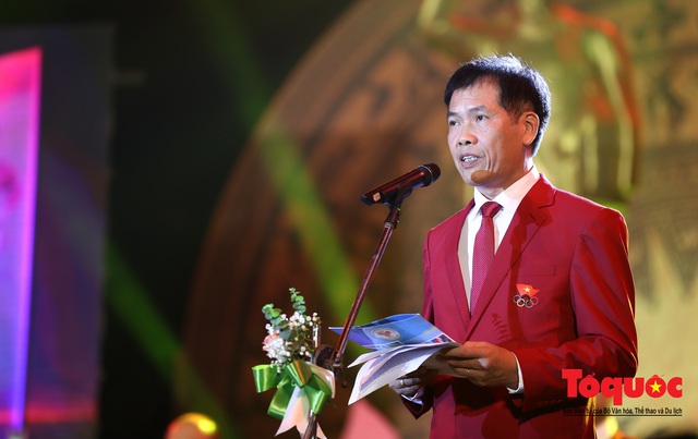 Chùm ảnh: Lễ xuất quân Đoàn Thể thao Việt Nam tham dự SEA Games 30 - Ảnh 6.