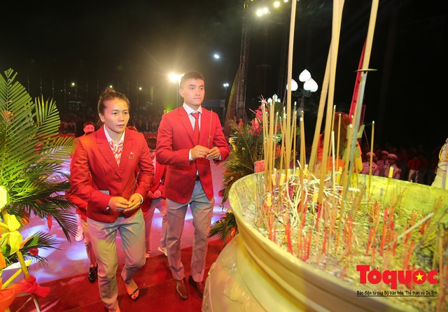 Chùm ảnh: Lễ xuất quân Đoàn Thể thao Việt Nam tham dự SEA Games 30 - Ảnh 5.