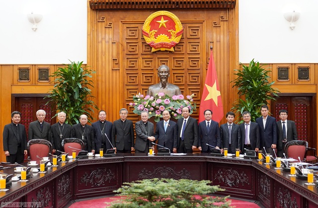  Thủ tướng tiếp đoàn Hội đồng Giám mục Việt Nam  - Ảnh 2.
