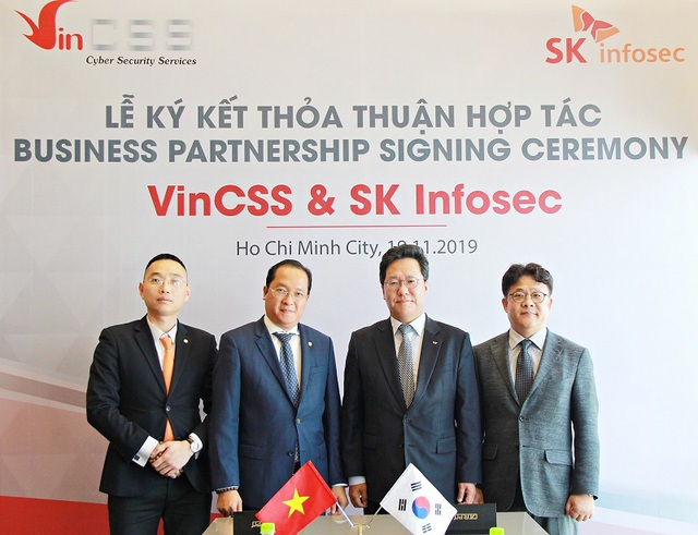 VinCSS ký thỏa thuận hợp tác an ninh mạng với SK Infosec - Ảnh 2.