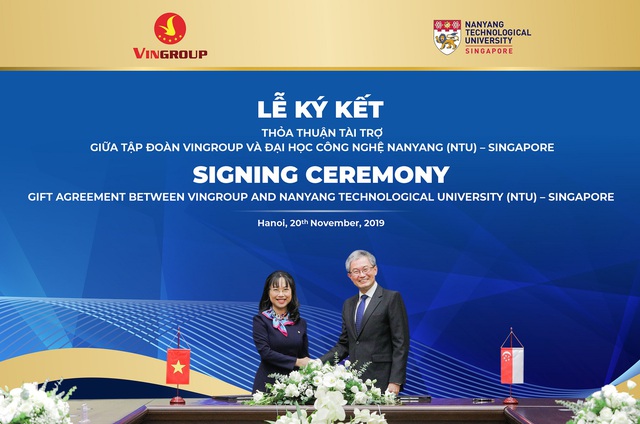 Vingroup tài trợ 5 triệu đô la Singapore cấp học bổng cho thạc sĩ, tiến sĩ người Việt tại ĐH Công nghệ Namyang - Ảnh 2.
