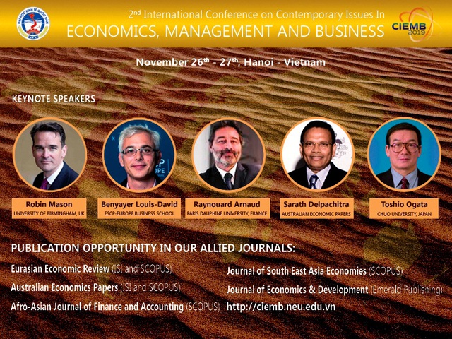 Cơ hội tiếp cận những nghiên cứu mới nhất của 5 chuyên gia kinh tế hàng đầu thế giới - Ảnh 1.