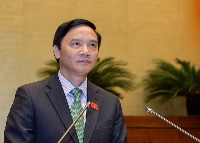 Quốc hội miễn nhiệm ông Nguyễn Khắc Định - Ảnh 1.