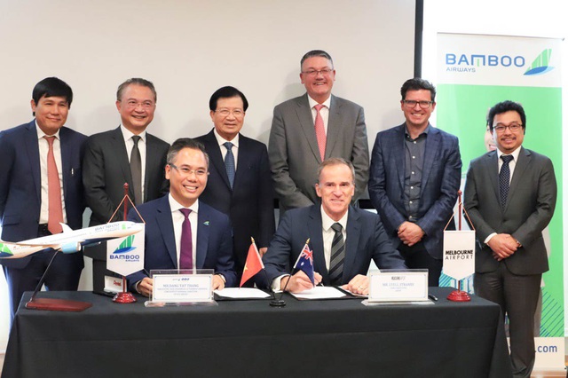 Bamboo Airways hợp tác cùng sân bay Melbourne xúc tiến đường bay thẳng Việt Nam – Úc dưới sự chứng kiến của Phó Thủ tướng Trịnh Đình Dũng - Ảnh 1.