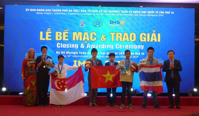 Việt Nam giành nhiều Huy chương Vàng nhất ở Kỳ thi IMSO 2019 - Ảnh 2.