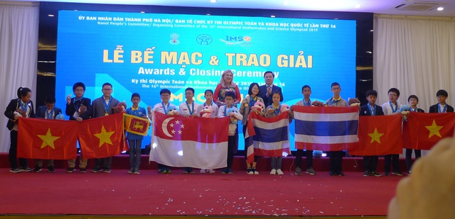 Việt Nam giành nhiều Huy chương Vàng nhất ở Kỳ thi IMSO 2019 - Ảnh 3.