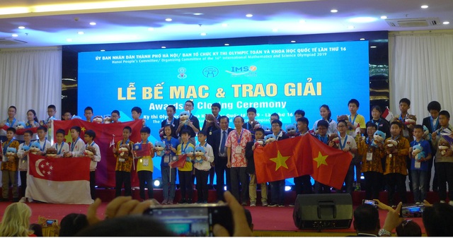 Việt Nam giành nhiều Huy chương Vàng nhất ở Kỳ thi IMSO 2019 - Ảnh 4.