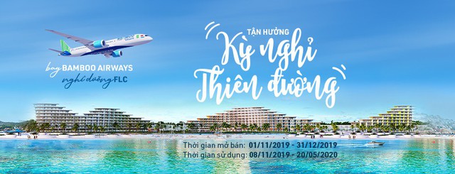 Tận hưởng kì nghỉ thiên đường cùng combo bay - nghỉ dưỡng của Bamboo Airways - Ảnh 1.
