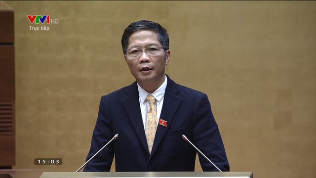 Trước Quốc hội, Bộ trưởng Công Thương Trần Tuấn Anh thừa nhận có tình trạng &quot;đội lốt&quot; hàng Việt để xuất khẩu - Ảnh 1.