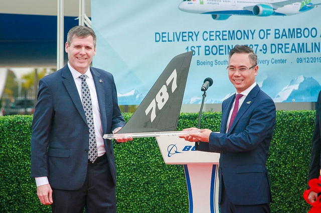 Máy bay Boeing 787-9 Dreamliner đầu tiên cất cánh về với đội bay của Bamboo Airways - Ảnh 3.