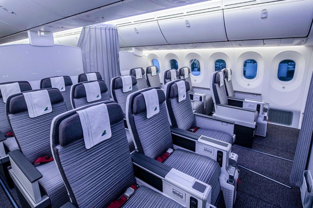 Hé lộ những hình ảnh đầu tiên của nội thất Boeing 787-9 Dreamliner mới gia nhập đội bay Bamboo Airways - Ảnh 4.