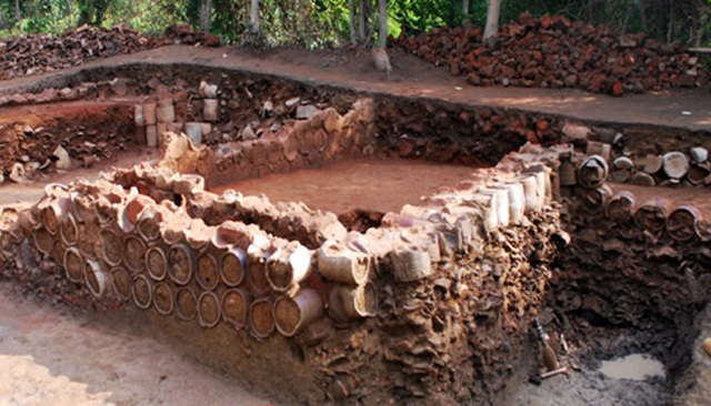 Thăm dò khảo cổ tại di tích Gò Me - Gò Sành, tỉnh An Giang - Ảnh 1.