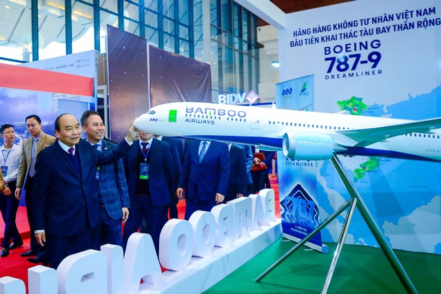 Thủ tướng Chính phủ chúc mừng Bamboo Airways đón máy bay thân rộng đầu tiên - Ảnh 2.