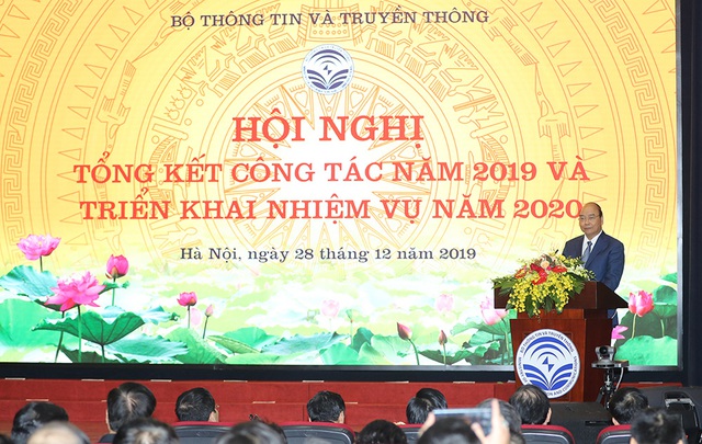 Hình ảnh Thủ tướng Nguyễn Xuân Phúc dự Hội nghị tổng kết ngành Thông tin và Truyền thông - Ảnh 12.