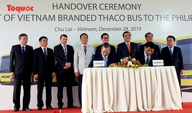 Thaco xuất khẩu xe bus thương hiệu Việt sang Philippines - Ảnh 3.