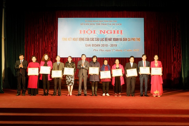 Hội nghị Tổng kết hoạt động Câu lạc bộ hát Xoan và dân ca Phú Thọ năm 2019 - Ảnh 2.