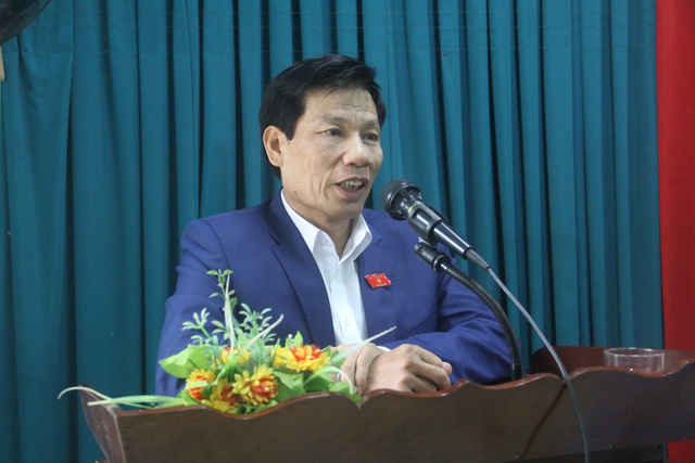 Bộ trưởng Nguyễn Ngọc Thiện tiếp xúc cử tri huyện miền núi Nam Đông - Ảnh 1.