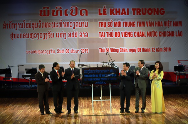 Trung tâm Văn hóa Việt Nam tại Lào khai trương trụ sở mới - Ảnh 5.